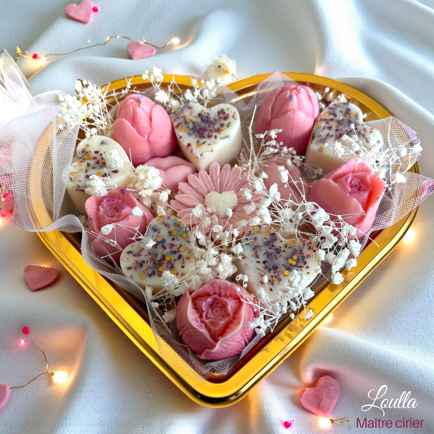 Cœur de fondant cerise noire