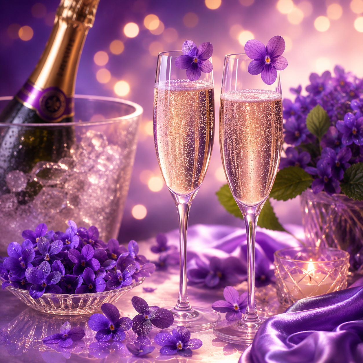 Champagne violette